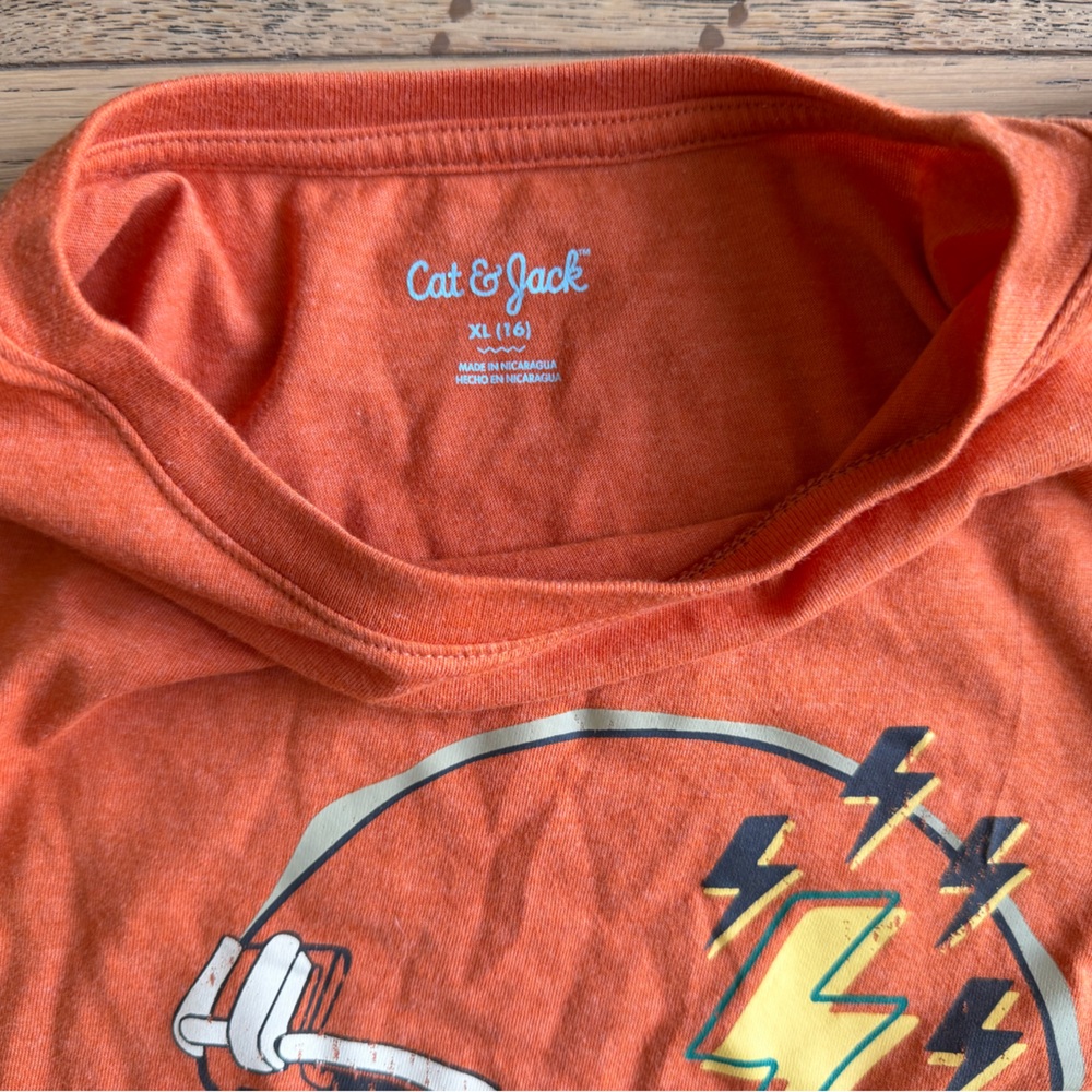 Cat & Jack Kids Boys Short Sleeve Graphic Tee Bundle Size XL (16) Never Worn - Picture 5 of 9